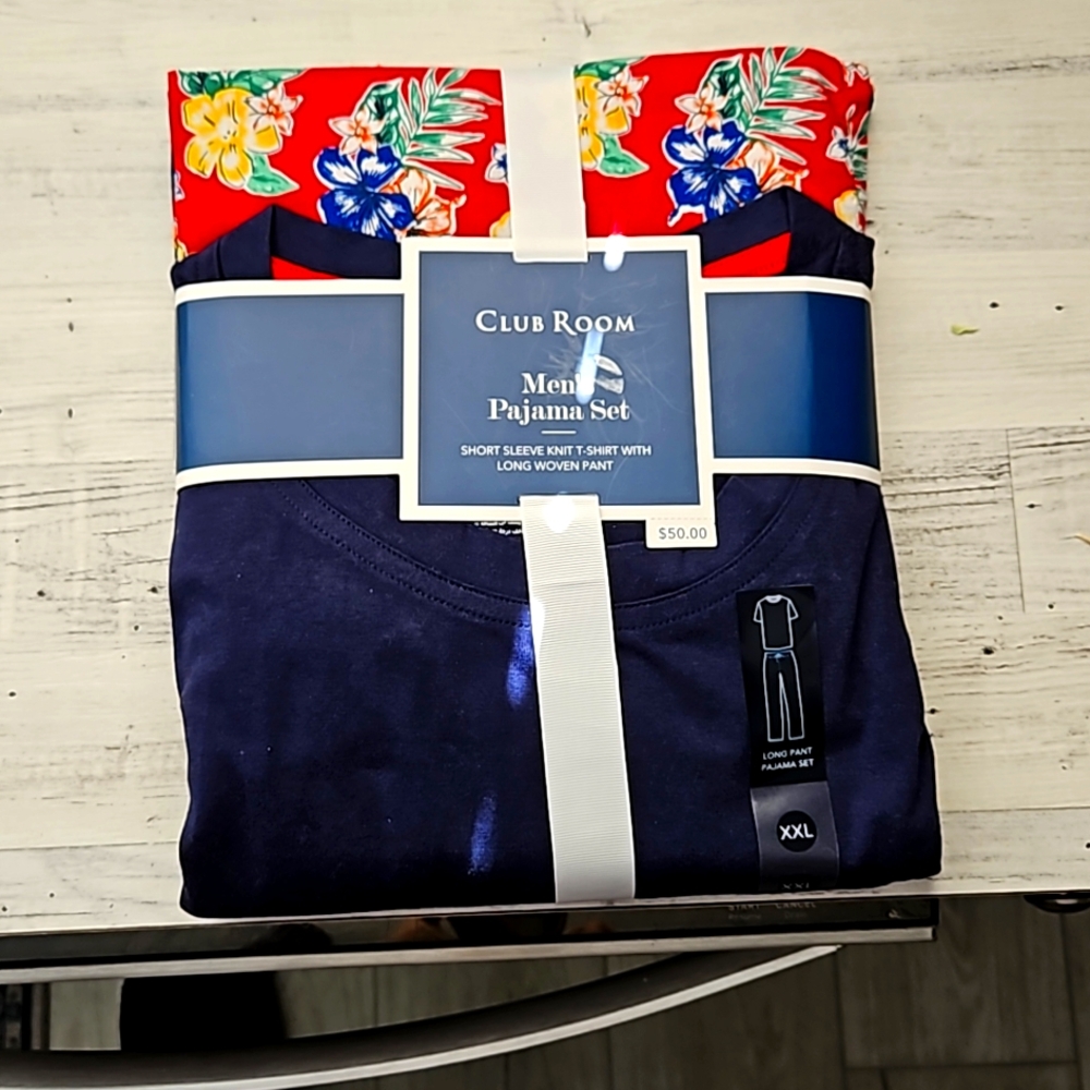 Mens 2xl Pajama Set